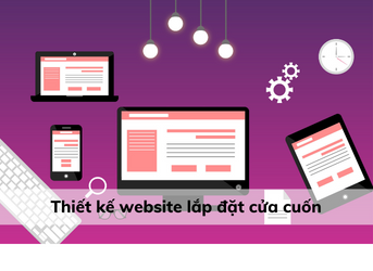 Thiết kế website dịch vụ lắp cửa cuốn