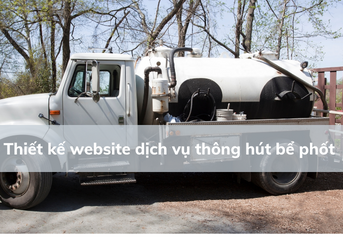 Thiết kế website dịch vụ thông hút bể phốt giá tốt