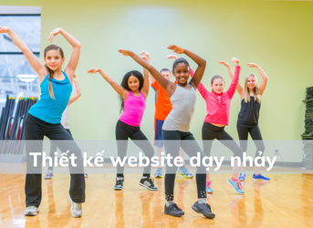 Thiết kế website dạy nhảy  chuẩn SEO