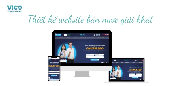 Thiết kế website nước giải khát